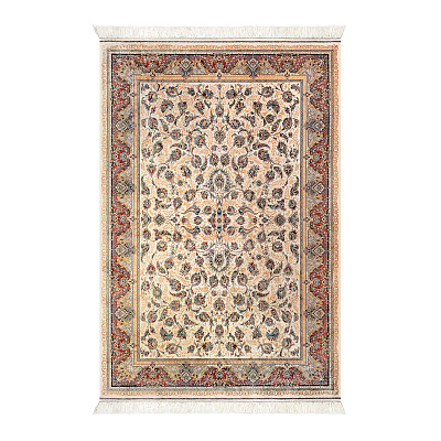 Ковёр 2,00х2,00 QUM 219-C/4 маш.раб. с ручной обр. тенсел/шелк (квадрат)