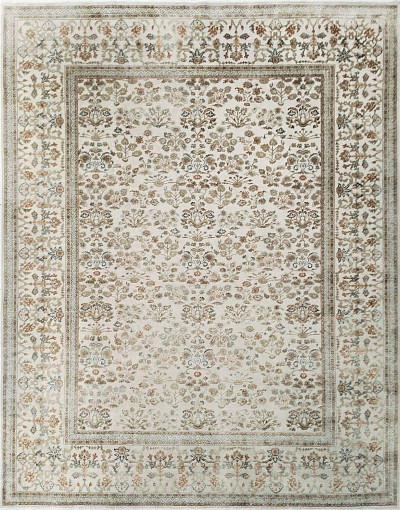 Ковёр 3,02х4,21 Авшан 1368 шерсть шелк на хлопке Индия