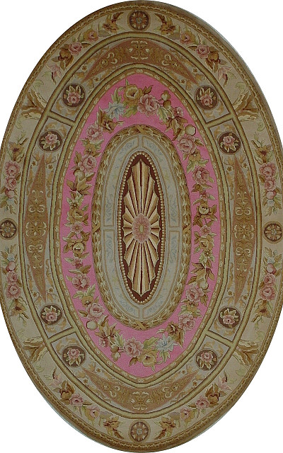 Ковёр 1,83х2,74 Савенери LT-02/214 овал