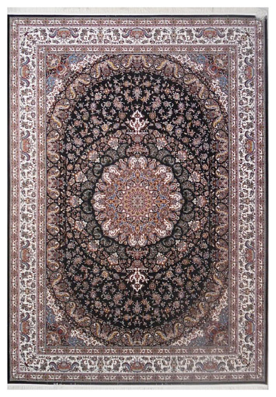 Ковёр 2,50х3,50 Э-Силк Рашин Блек 1504