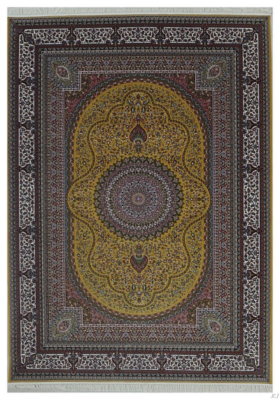 Ковёр 2,50х3,50 Э-Силк Раз Голд 1503