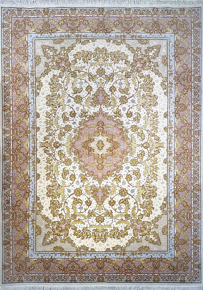 Ковёр 2,00х2,90 Табриз Медальон 4133Х01 основа хлопок