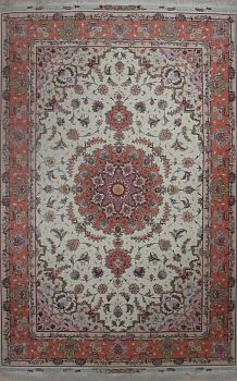 Ковёр 2,00х3,10 Tabriz Medallion SAEEDI 231319/dir2167 500.000уз шерсть+шёлк осн.шёлк cream/copper