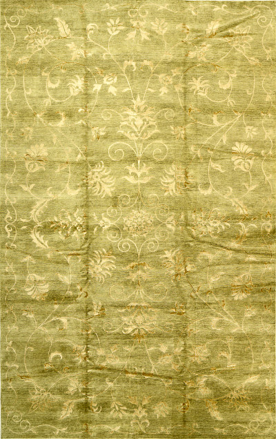 Ковёр 3,00х5,00 ОГ 59 W/V N-521 GN/GN шерсть с вискозой 918 Индия