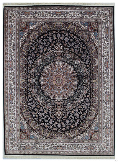 Ковёр 3,00х4,00 Э-Силк Рашин Блек 1504