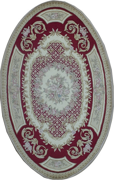 Ковёр 1,52х2,44 Савенери R-2/379 овал