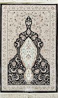 Ковёр 0,67х1,10 UNIQUE 0IS002 ANTRACITE PASTEL Namaz
