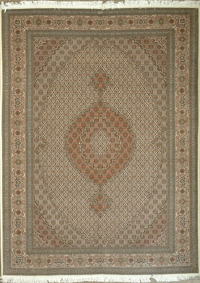 Ковёр 2,10х3,01 Tabriz Mahi 50R PIROOZIAN 238285 500.000уз шерсть+шёлк осн.хлопок beige/pink Иран