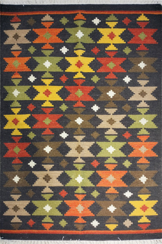 Ковёр 1,20х1,80 Килим аргент.шерсть с хлопком №6
