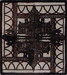 Ковёр 1,50х1,50 из овчины меховой Питер1