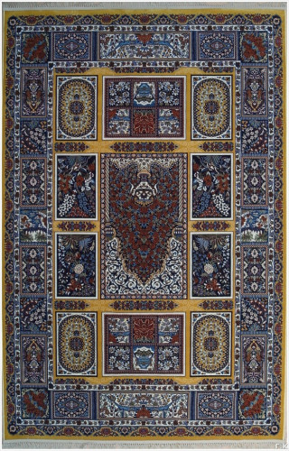 Ковёр 2,00х3,00 Keramatian Ghom голд/голд 21333