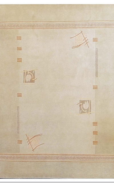 Ковёр 1,70х2,40 SHR46029 шерсть беж-крем