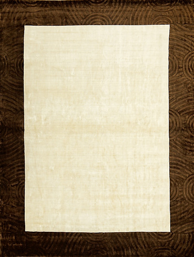 Ковёр 2,95х3,96 ОГL 71 V LUCKY Карвинг Уайт/Браун вискоза 1146 Индия