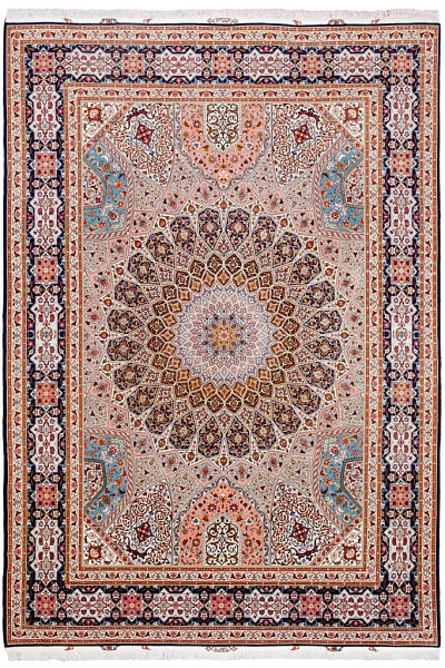 Ковёр 3,02х4,09 Tabriz Gonbad DEHGHANI 236446 500.000уз шерсть+шёлк осн.шёлк mix/mix Иран