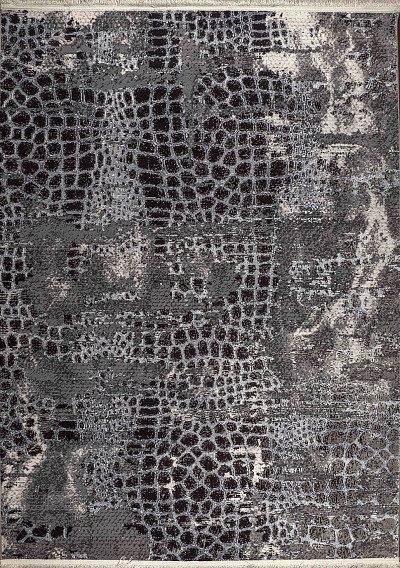 Ковёр 1,60х2,40 ОГ TN007/2 GRAY BLACK полиэстер filament TINA