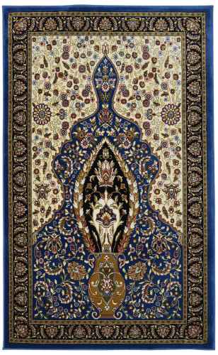 Ковёр 0,80х1,50 UNIQUE 0IS002 OCEAN BLUE/NAVY Namaz