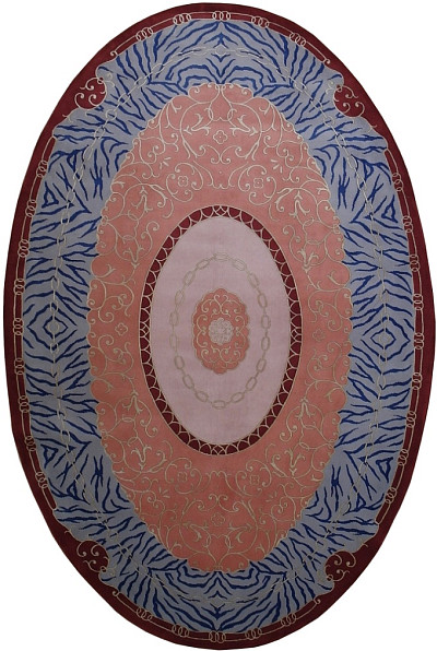 Ковёр 2,00х3,00 Тибет 120L+шёлк DSR-02W овал