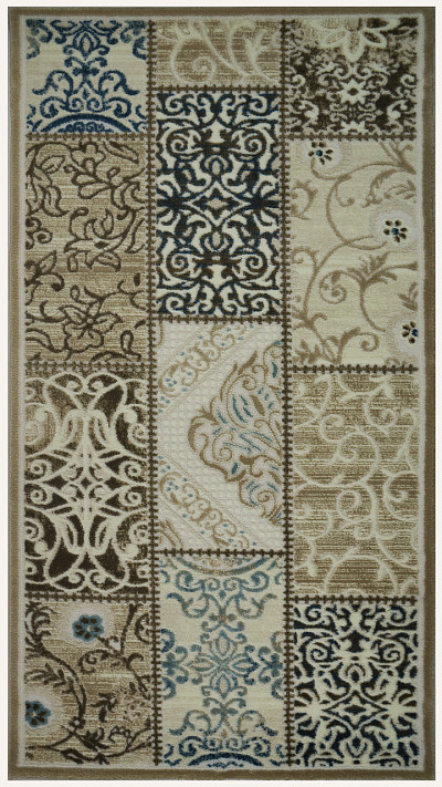 Ковёр 0,70х1,40 Сарай Классик 12505 A00 уайт