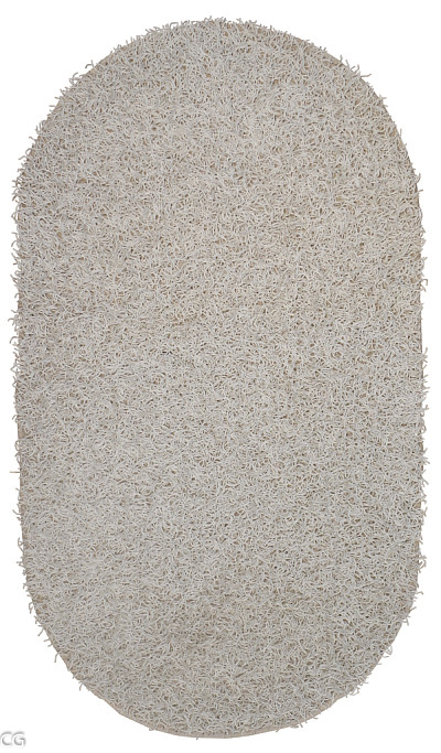 Ковёр 1,90х2,80 И-Шаги Мэджик уайт овал