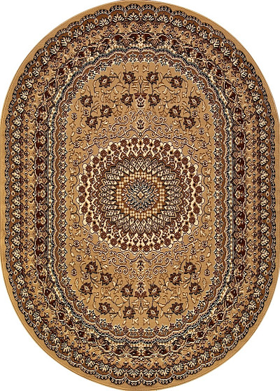 Ковёр 1,80х3,50 GAVANA MERINOS D504 OVAL BEIGE (Россия)