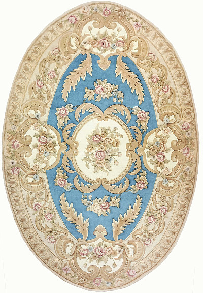 Ковёр 1,83х2,74 Савенери 140/207 овал