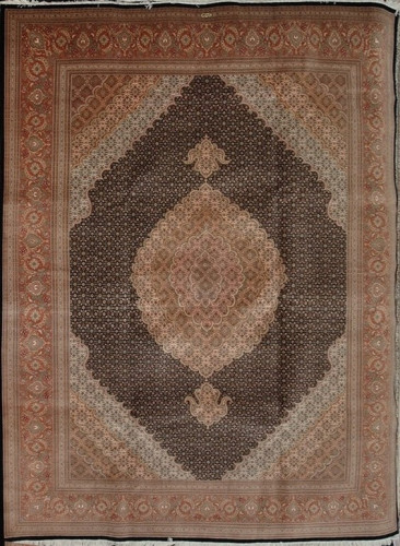 Ковёр 2,51х3,42 Tabriz Mahi PIROOZIAN 234418 500.000уз шерсть+шёлк осн.хлопок d.blue/copper Иран