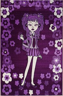 Ковёр 0,80х1,50 Кид Коллекция 345 лили/лила