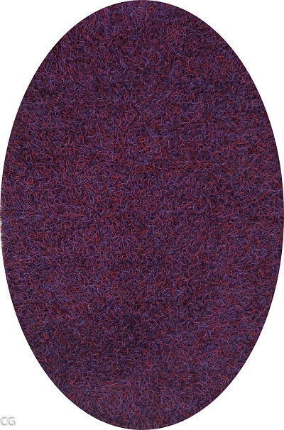 Ковёр 1,10х1,70 И-Шаги Мэджик плам овал