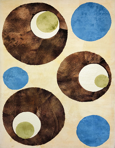 Ковёр 1,76х2,38 Эксантрик кожа Турция