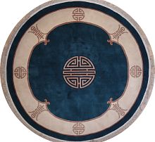 Ковёр 3,05x3,05 круг шерсть/1410-387, произв.Китай