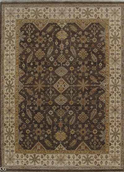 Ковёр 2,70х3,70 SHR910156 шерсть темный