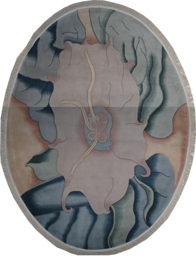 Ковёр 2,74х3,66 ШЕРСТЬ 90L М9-5 овал