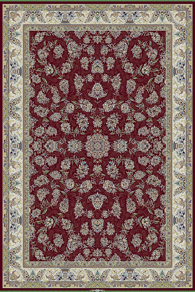 Ковёр 3,00х4,00 QUM 220-DR/12 маш.раб. с ручной обр. тенсел/шелк