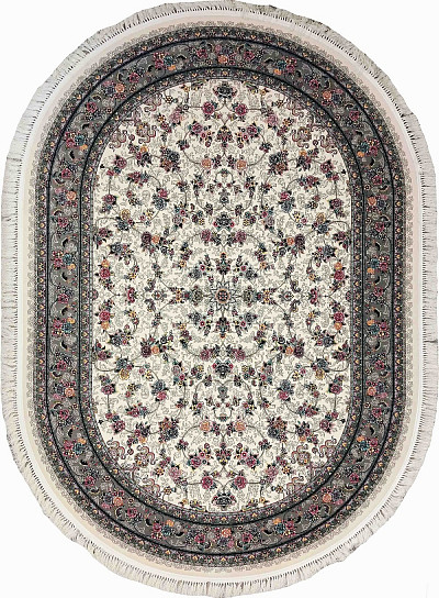 Ковёр 2,00х3,00 TEHRAN IRAN 7513 OVAL CREAM (Иран)