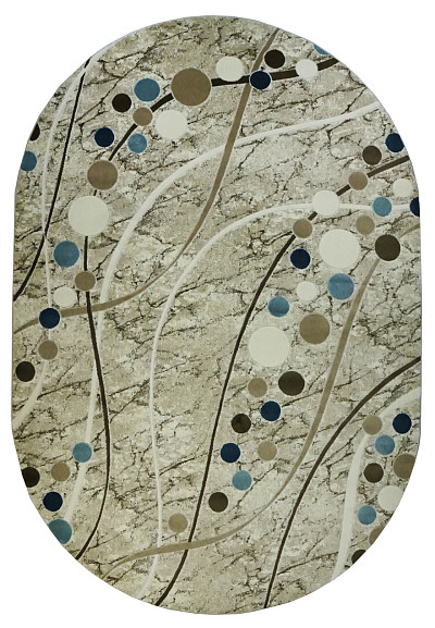 Ковёр 2,00х3,00 Сарай Классик 12489 A02 уайт-2 овал