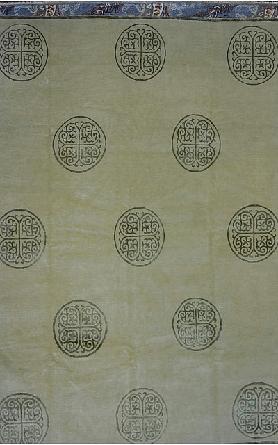 Ковёр 2,50х3,00 SHR710137 шерсть, шёлк свет-серый