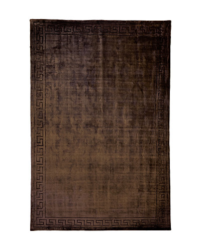 Ковёр 1,99х3,01 ОГL 134 V LUCKY Грек Браун вискоза 1209 Индия