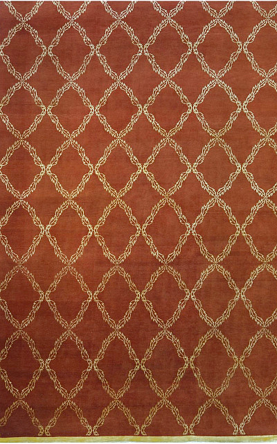 Ковёр 2,70х3,80 SHR1010167 шерсть, шёлк красный