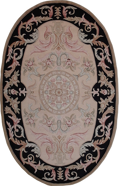 Ковёр 1,52х2,44 Савенери 02 овал 2012