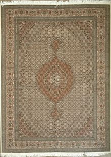 Ковёр 2,10х3,01 Tabriz Mahi 50R PIROOZIAN 238285 500.000уз шерсть+шёлк осн.хлопок beige/pink Иран