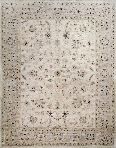 Ковёр 2,38х3,01 ОГ 24 W/W ЧЕБИ шерсть 270 Афганистан