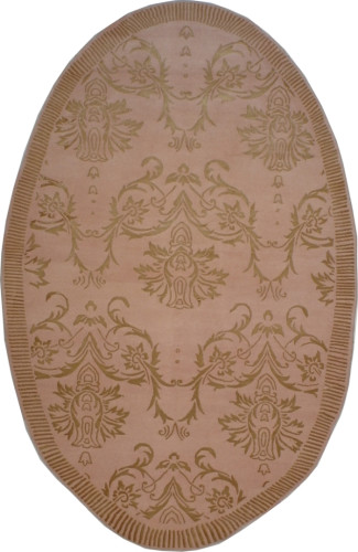Ковёр 1,50х2,30 C.Вичини 150L+шёлк LGH-0078K1/W/S-TG1 овал