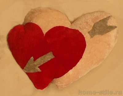 Подушка из овчины меховой 0,50х0,62