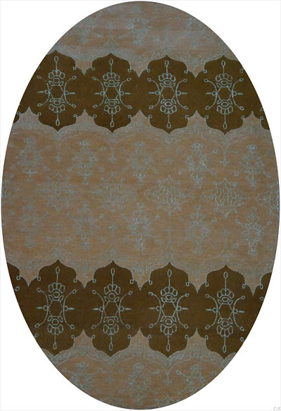 Ковёр 1,21х1,82 SHR210118 Шерсть овал