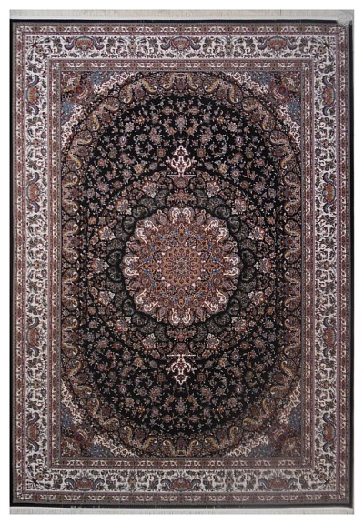 Ковёр 2,50х3,50 Э-Силк Рашин Блек 1504