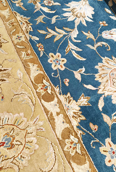 Ковёр 2,76х3,67 Джапур ОГ 16 W/S/C KB-09 BLUE/GOLD 12/12 P-2126