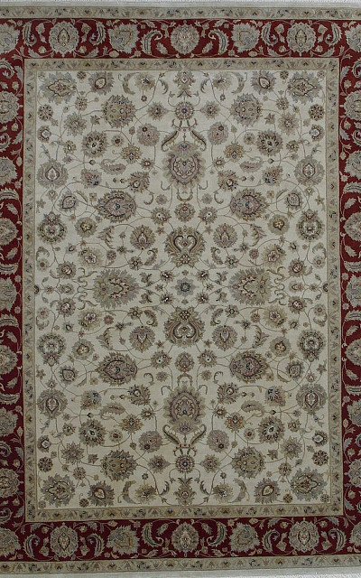 Ковёр 2,72х3,73 SHR910168 шерсть, шёлк свет-золот.