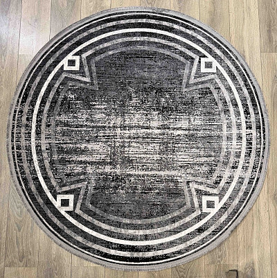 Ковёр 2,00х2,00 BLACK 33802 091 круг