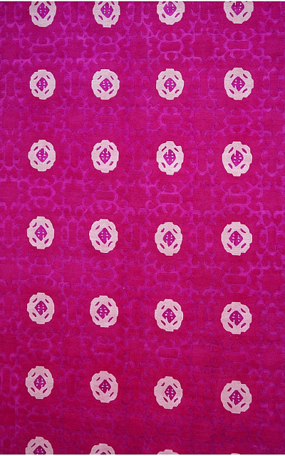 Ковёр 1,85х2,75 SHR410313 шерсть, шелк бордо