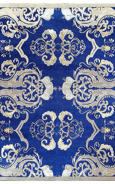 Ковёр 1,70х2,40 WH410058 шерсть,шелк грин,блю